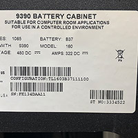 Eaton Powerware 9390 Battery Cabinet 7