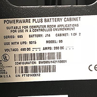Eaton Powerware 9315 Battery Cabinet Image 3