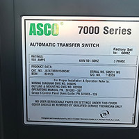 ASCO 150A Series 7000 Image 1