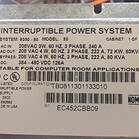 Eaton Powerware 9390 80 kVA 3