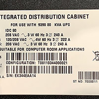 Eaton Powerware 9390 80 kVA PDU Image 4