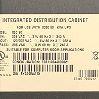 Eaton Powerware 9390 80 kVA PDU Image 4