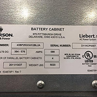 Liebert NXL Battery Cabinet Image