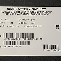 Eaton Powerware 9390 Battery Cabinet Image 4