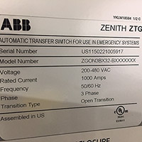 ABB 1000A ZTG Image 1