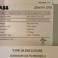 ABB 1200A ZTG Image 1