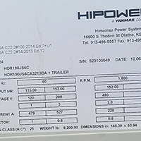 Hipower 152 kW HRJW 190 17