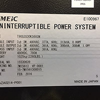 Toshiba G9000 Series 300 kVA 1
