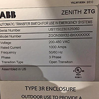 ABB 1000A ZTG 3