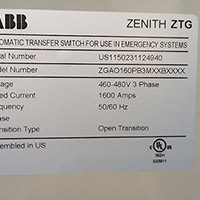 ABB 1600A ZTG 3