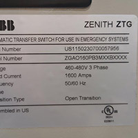 ABB 1600A ZTG 3