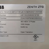 ABB 1600A ZTG 3