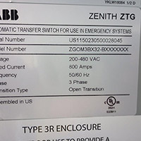 ABB 800A ZTG 3
