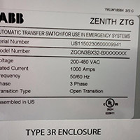 ABB 1000A ZTG 3