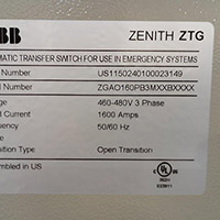 ABB 1600A ZTG 2