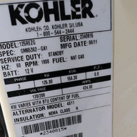 Kohler 125 kW 125REZG 4