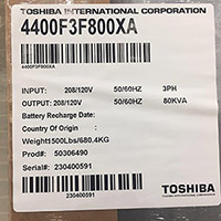 Toshiba 4400 Series 80 kVA 6