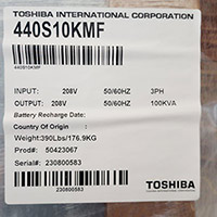 Toshiba 4400 Series 100 kVA 6