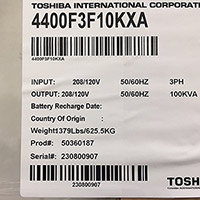 Toshiba 4400 Series 100 kVA 7