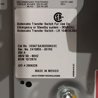 ASCO 300 Series 200A 6