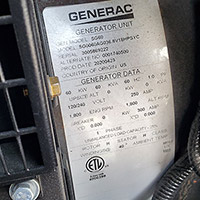 Generac 60 kW SG60 12
