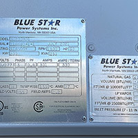 Blue Star 200 kW NG200 8