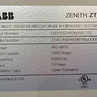 ABB 1600A ZTG 2