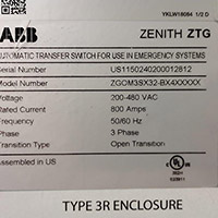 ABB 800A ZTG 2