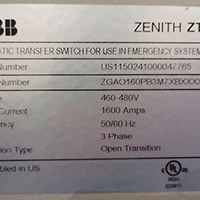 ABB 1600A ZTG 2