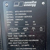 MTU 100 kW DS100 2