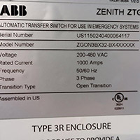 ABB 1000A ZTG 2